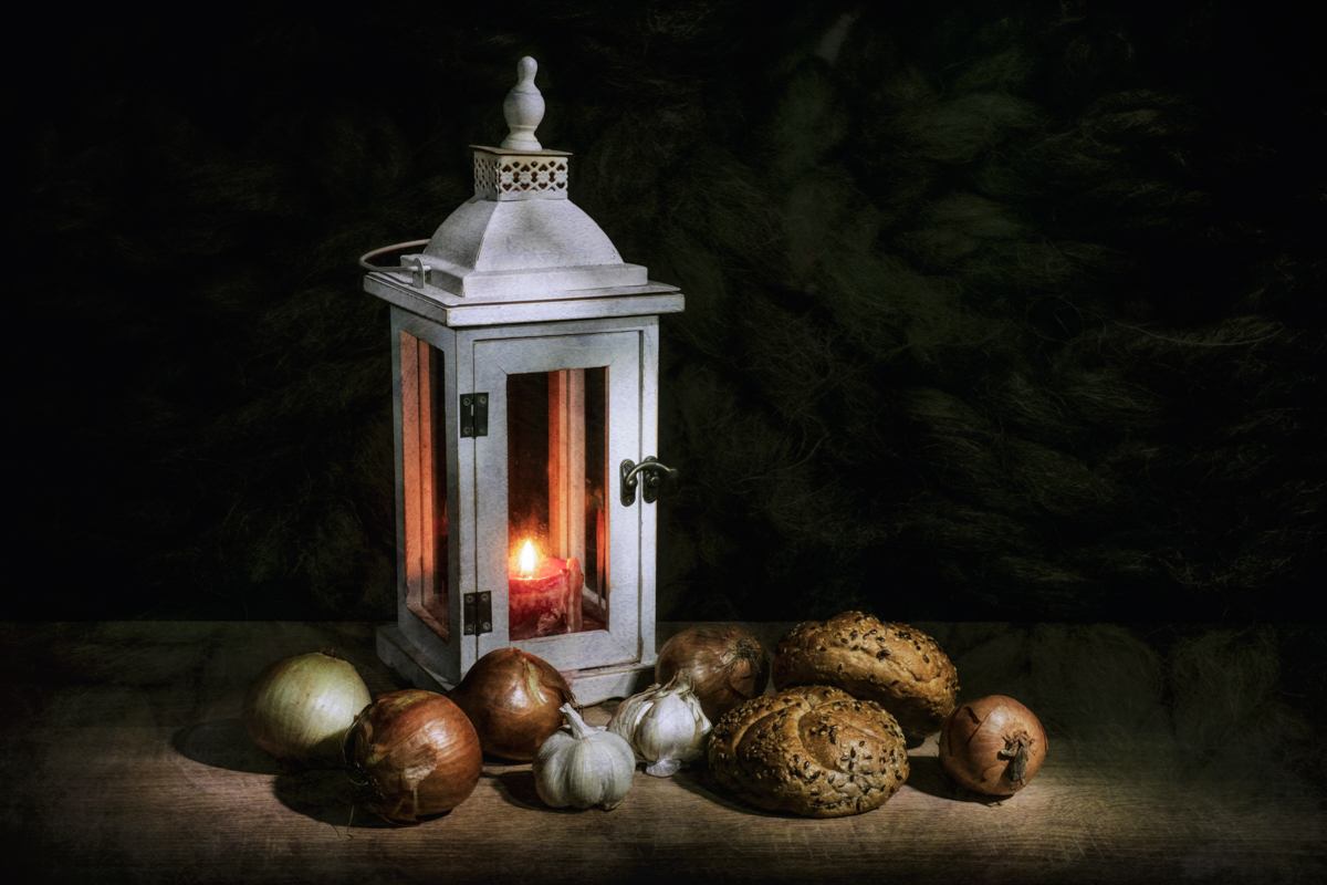 Dušan Macko - Still life with lantern